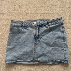 Pacsun denim low rise mini skirt